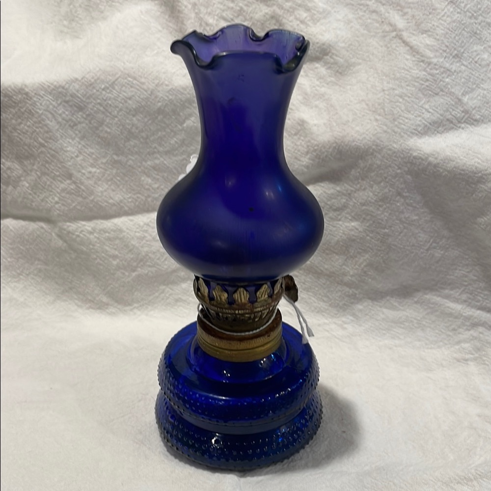 Elegant Blue Glass Vase